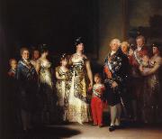 karl iv med sin familj Francisco Goya